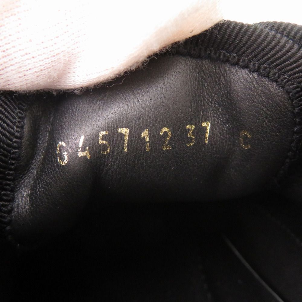 Chanel Logo Black Low-Cut Sneakers 37 — view 8