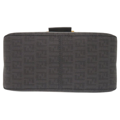 Fendi Zucchino Pattern Mini Mamma Bucket Gray Chain Shoulder Bag — view 3