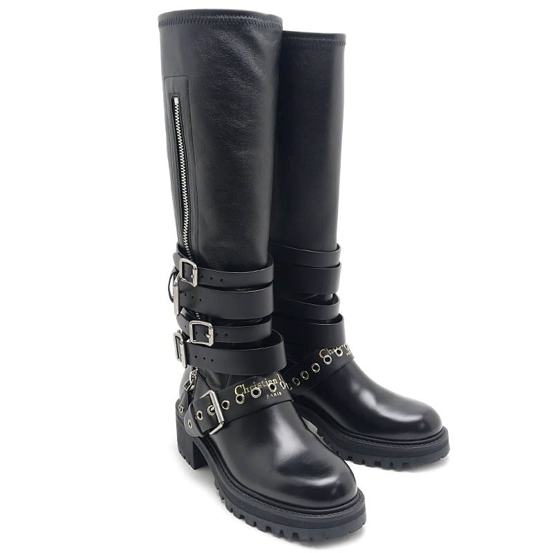 Dior D-fight Long Boots Black