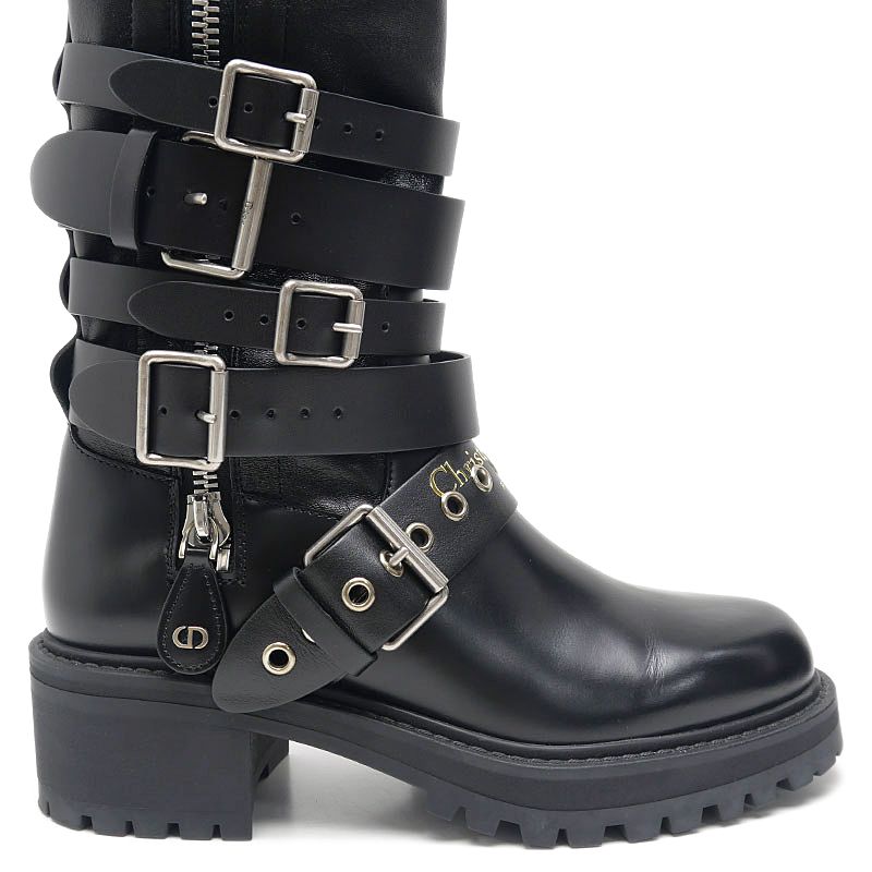 Dior D-fight Long Boots Black — view 3