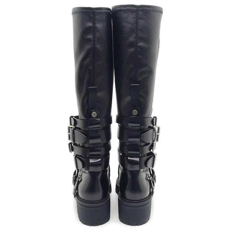 Dior D-fight Long Boots Black — view 2