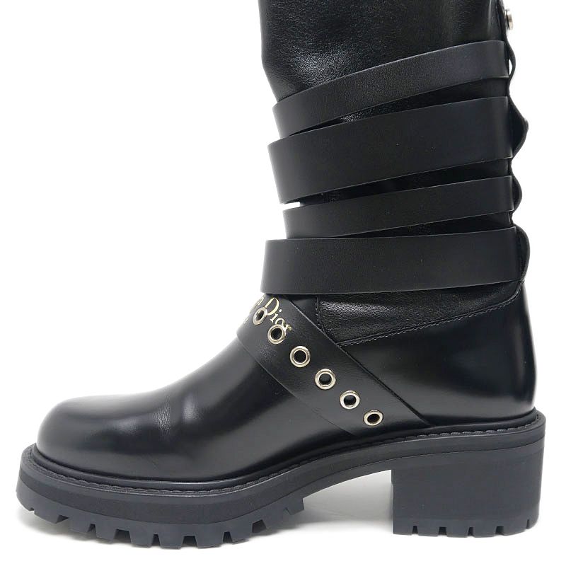 Dior D-fight Long Boots Black — view 4