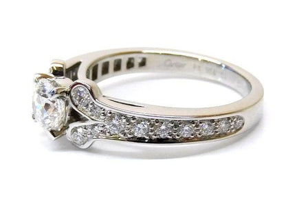 Cartier Ballerina Ring No 11 Platinum 950 Diamond 0.54