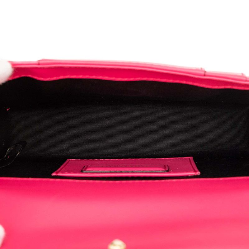 Bvlgari Serpenti Forever Crossbody Chain Shoulder Bag Pink Leather — view 4