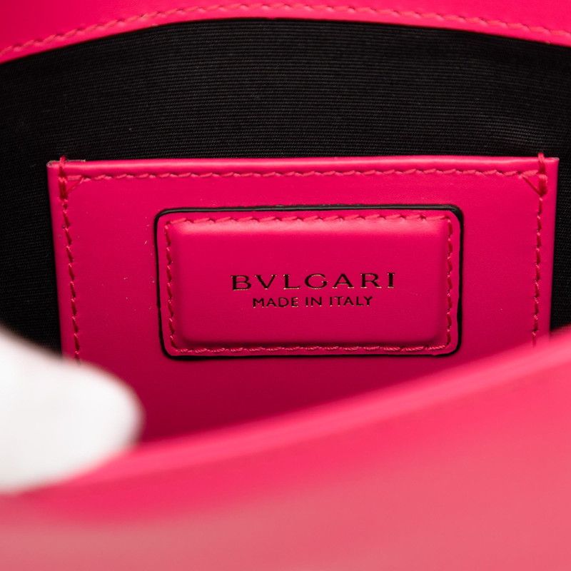 Bvlgari Serpenti Forever Crossbody Chain Shoulder Bag Pink Leather — view 5