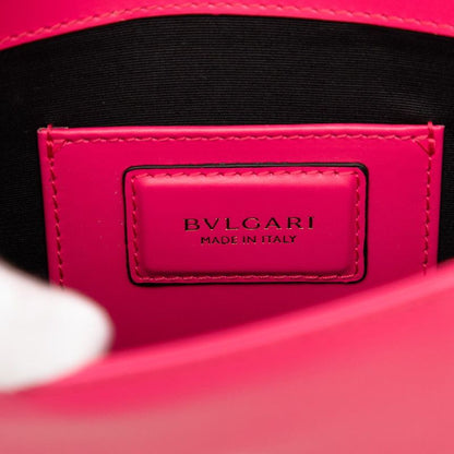 Bvlgari Serpenti Forever Crossbody Chain Shoulder Bag Pink Leather — view 5