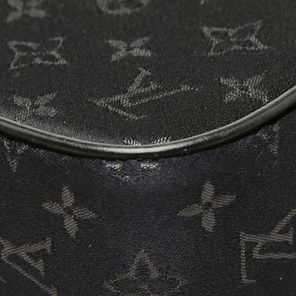 Louis Vuitton Monogram Satin Pochette Kondouffe Shoulder Bag Black — view 6