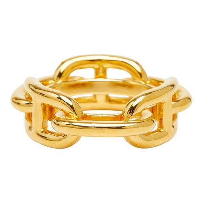 Hermes Chaine D'Ancre Legato Scarf Ring Gold Plated — view 4