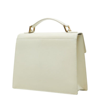 Saint Laurent 2-Way Shoulder Bag White Leather — view 2