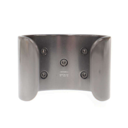 Hermes Collier de Chien Noir Bracelet de Bangle Black — view 3