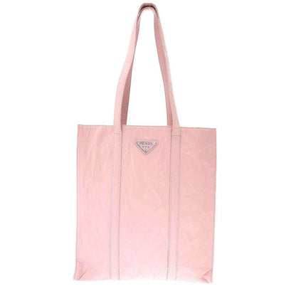 Prada Leather Tote Bag Pink
