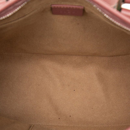 Gucci GG Blue Musk Shoulder Bag 2-Way Beige Pink Leather — view 4