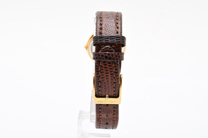 Saint Laurent YSL 2200 Quartz Watch Gold Dial Leather Strap — view 5
