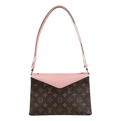 Louis Vuitton Saint Michel Monogram Shoulder Bag Canvas Brown Vintage — view 3