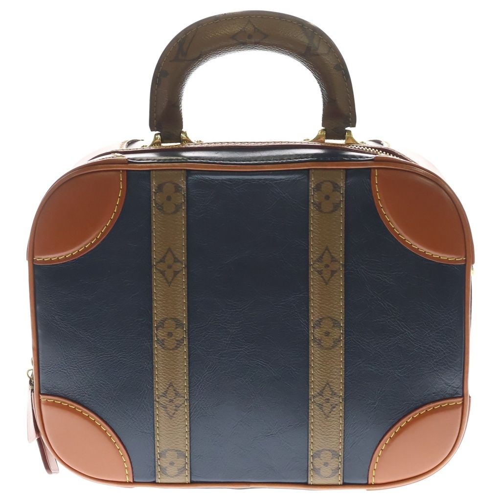 Louis Vuitton Valisette PM Monogram Reverse 2-Way Shoulder Bag Gold Hardware