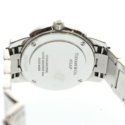 Tiffany & Co Atlas Dome Date White Dial SS Quartz Stainless Watch — view 5