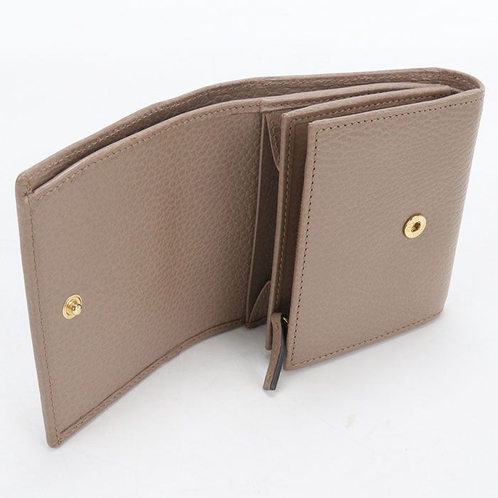 Gucci Compact Wallet Double Bifold Leather — view 3