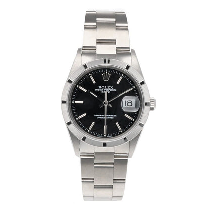 Rolex Date Oyster Perpetual Watch Stainless Steel Automatic Overhauled — view 8