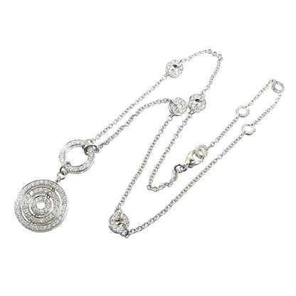 Bvlgari 18K White Gold Astrale Cerchi Necklace Diamond 38 41 44 47 Vintage — view 2