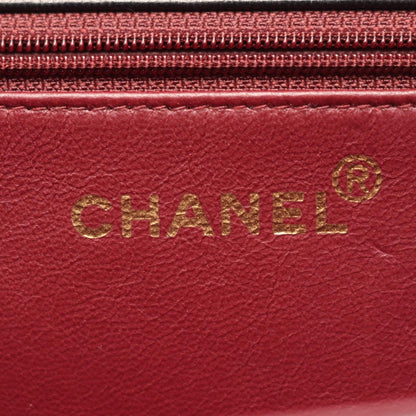 Chanel Shoulder Bag Quilted Black Lambskin Push Lock Chain — view 4