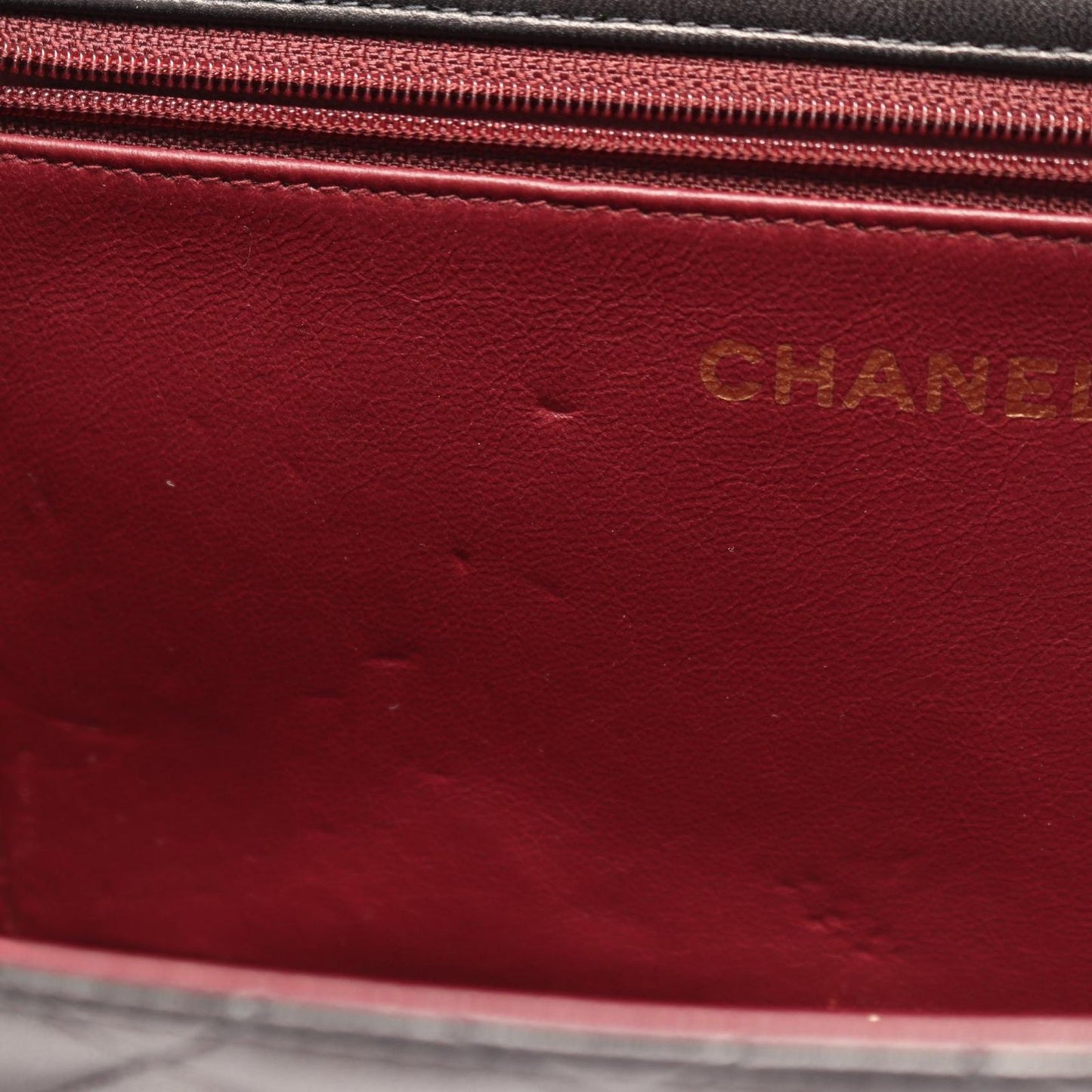 Chanel Shoulder Bag Quilted Black Lambskin Push Lock Chain — view 7