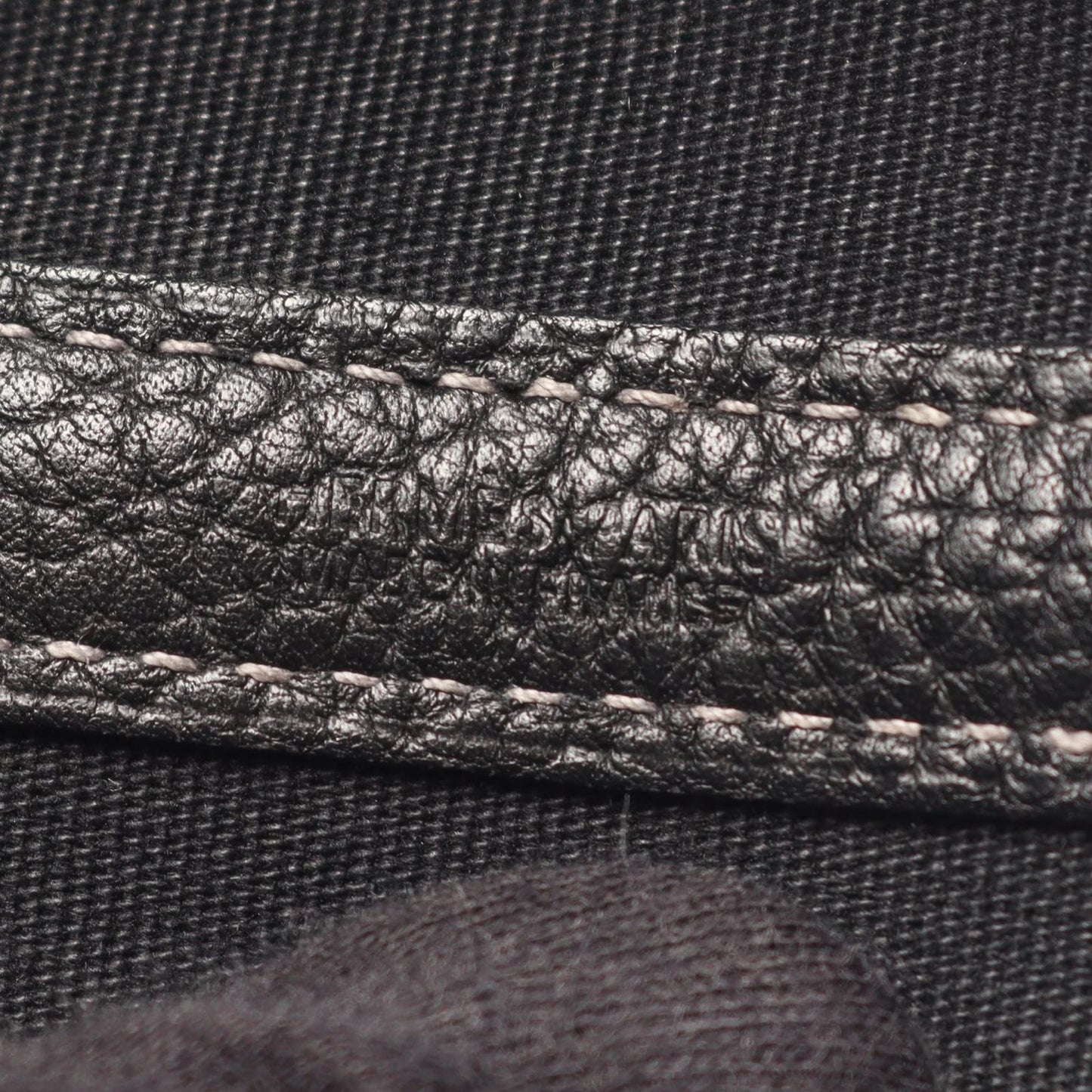 Hermes Tote Bag Garden Party PM Black Leather — view 4