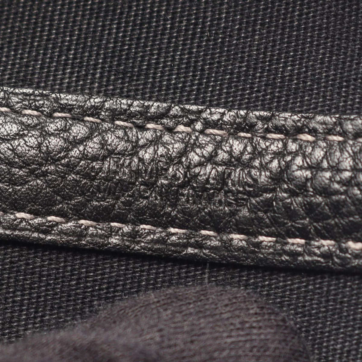 Hermes Tote Bag Garden Party PM Black Leather — view 4