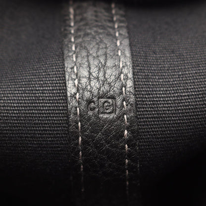 Hermes Tote Bag Garden Party PM Black Leather — view 5