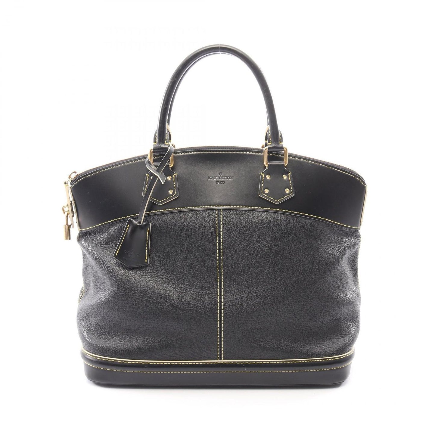 Louis Vuitton MM Suhali Noir Leather MM Handbag