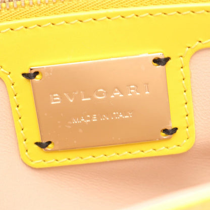 Bvlgari Shoulder Bag Serpenti Small Chain Yellow Leather — view 4