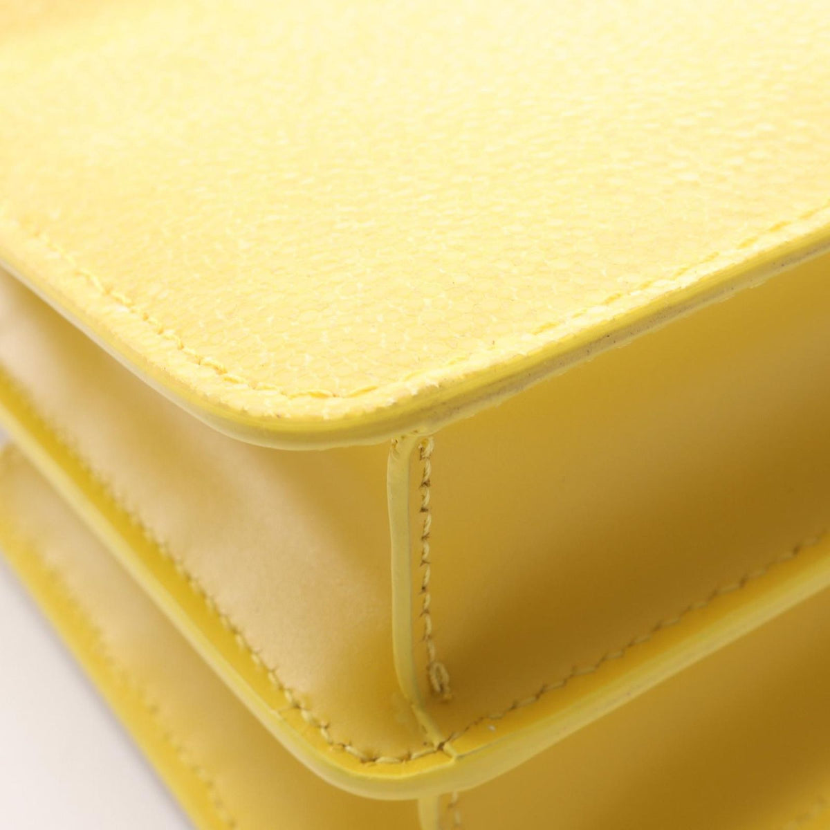 Bvlgari Shoulder Bag Serpenti Small Chain Yellow Leather — view 7