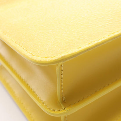 Bvlgari Shoulder Bag Serpenti Small Chain Yellow Leather — view 7