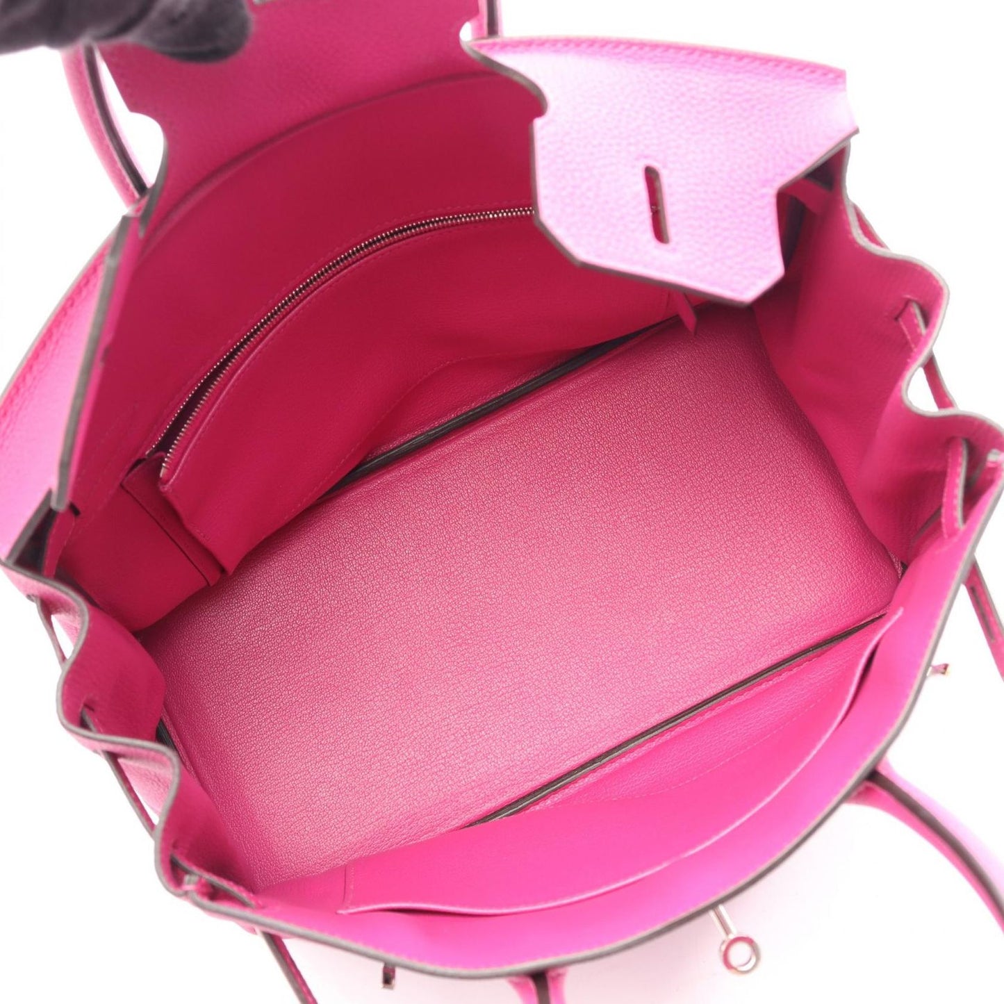 Hermes Birkin 30 Rose Purple Handbag — view 3