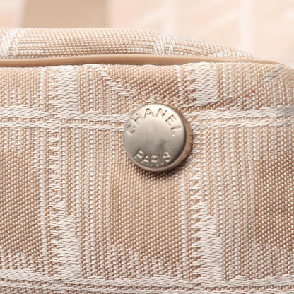 Chanel Tote Bag New Travel Line MM Beige Leather MM — view 7