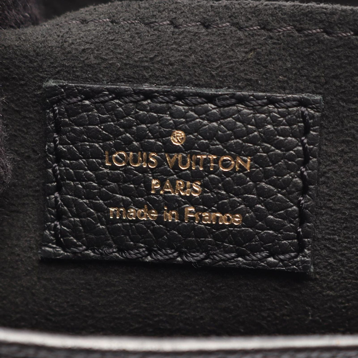 Louis Vuitton Handbag Petite Sac Plat Monogram Empreinte Noir 2-Way Leather — view 4
