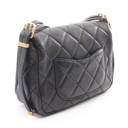 Chanel Shoulder Bag Quilted Black Lambskin Small Flap Chain — view 2