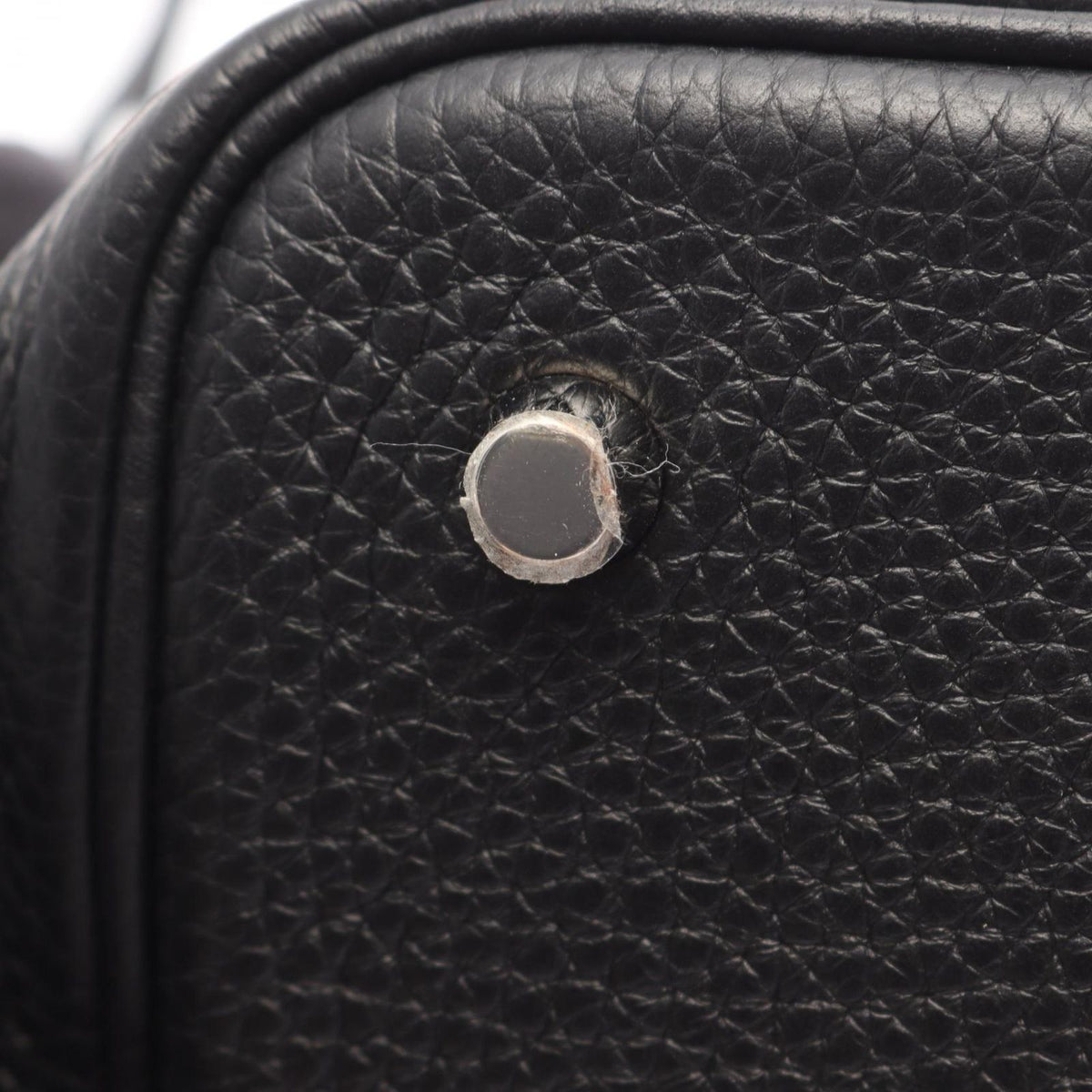 Hermes Picotin Lock MM Black Leather Handbag — view 8