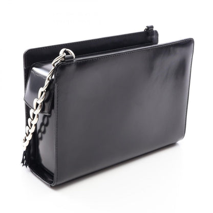 Dior Shoulder Bag Fringe Black Chain — view 2