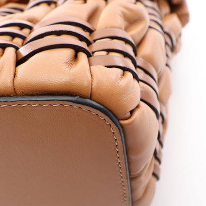 Loewe Tote Bag Tubular Basket Brown Leather — view 6