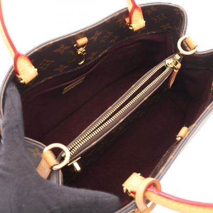 Louis Vuitton Montaigne MM 2-Way Canvas Leather Handbag — view 3