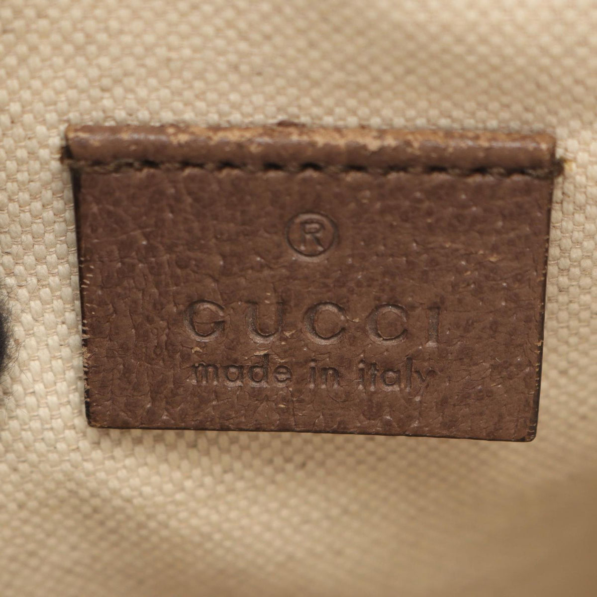 Gucci Shoulder Bag Ophidia GG Supreme Beige Brown Green Canvas Leather Small — view 4
