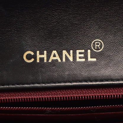 Chanel Shoulder Bag Quilted Diana Flap Black Lambskin Chain — view 4