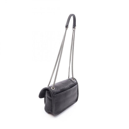 Saint Laurent Paris Shoulder Bag Niki Mini Black Leather Mini Chain — view 2