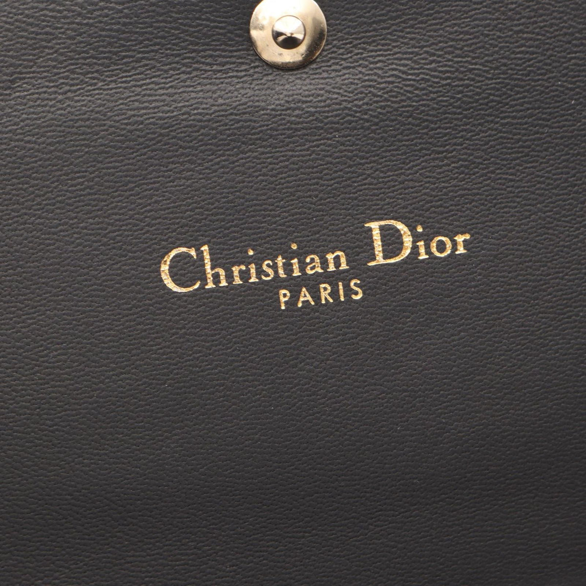 Dior Shoulder Bag Diorama Black Leather Chain Wallet — view 4