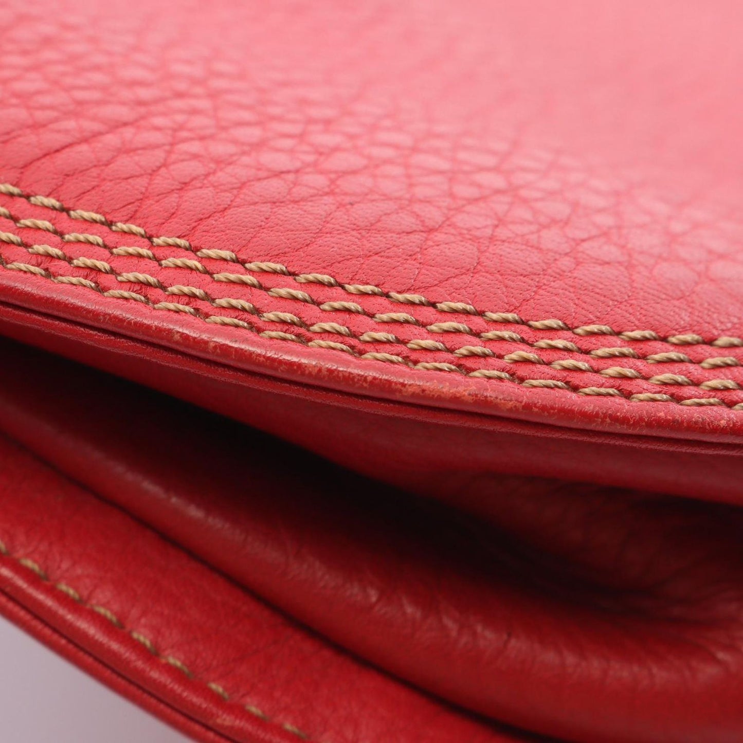 Loewe Shoulder Bag Anagram Red Leather — view 6