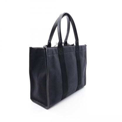 Balenciaga Tote Bag 2-Way Black White Canvas Leather — view 2