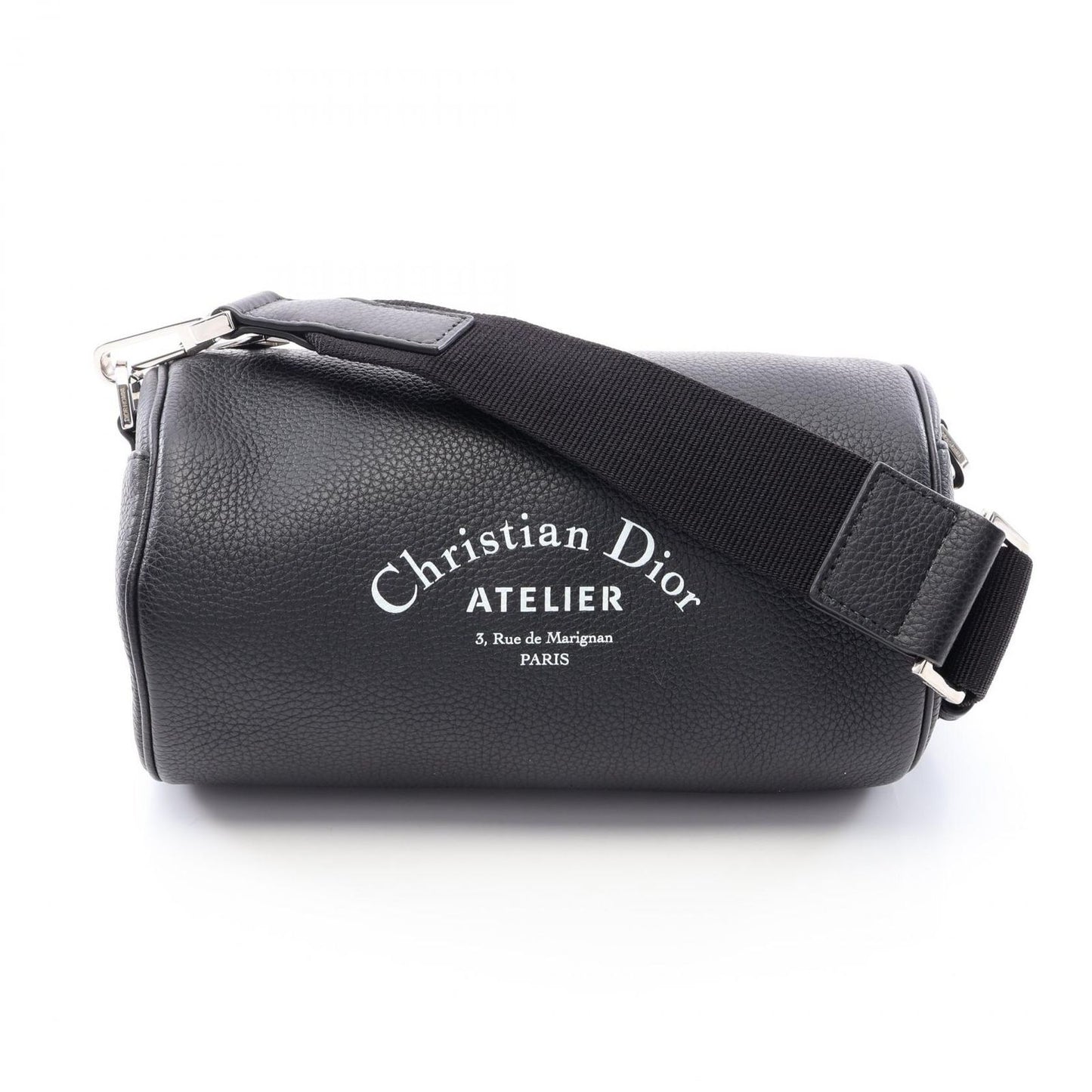 Dior Homme Shoulder Bag Atelier Roller Black Leather