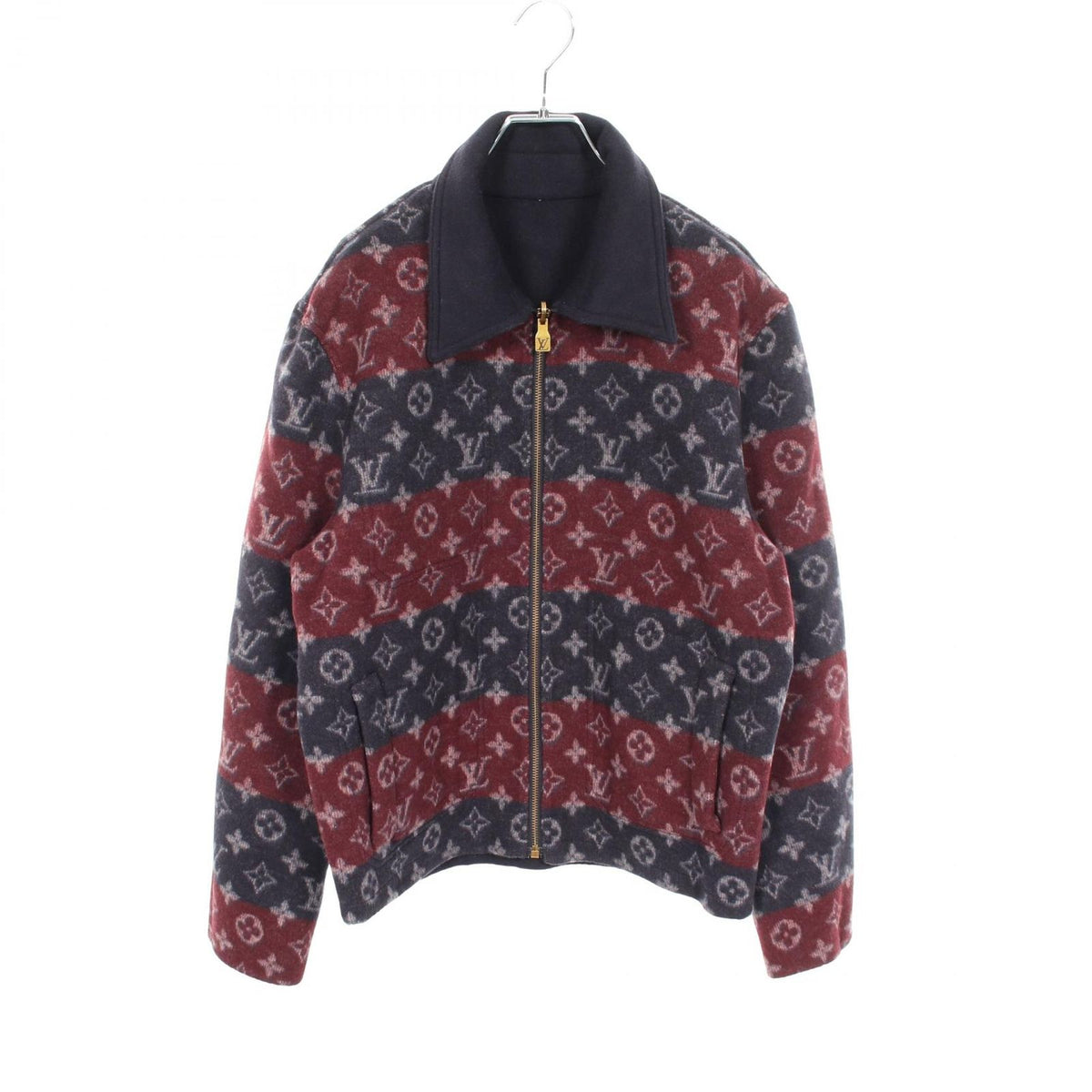 Louis Vuitton Jacket Monogram Double Face Reversible Workwear Wld Wool Cashmere