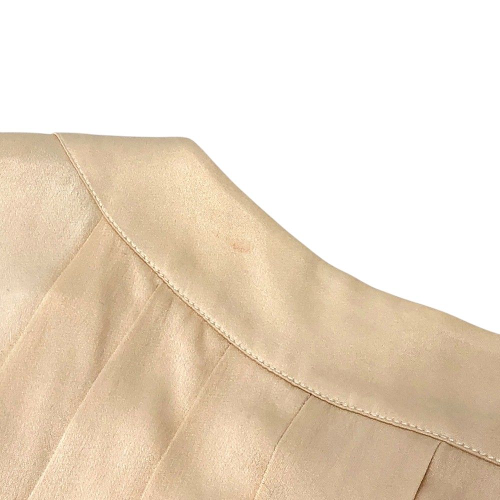 Chanel Blouse Camellia Button Silk White — view 8
