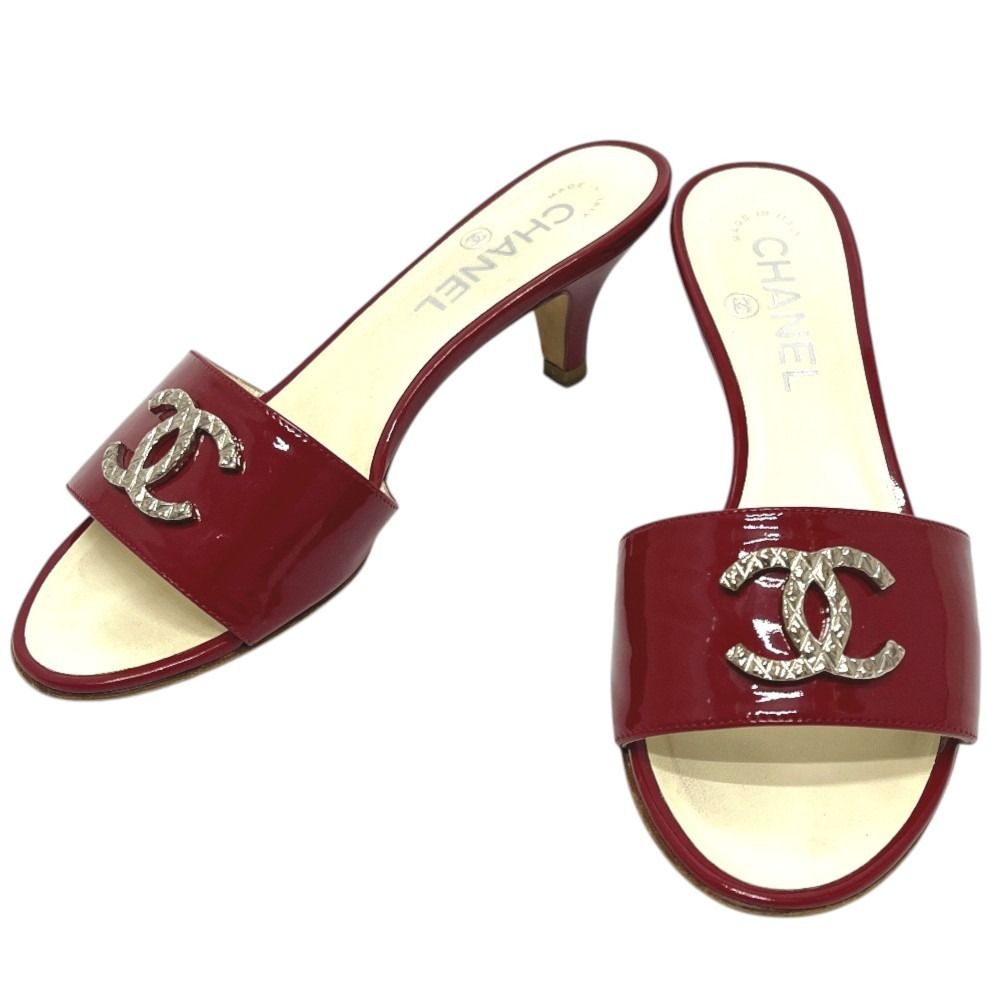 Chanel Sandals Brilliant Patent